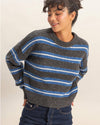 Striped Crew Neck Cozy Sweater