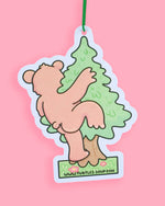 Woodland Bear Pine Tree Fresh Cute Scented Car Air Freshener