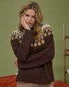 Aisle Fuzzy Fair Isle Sweater