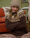 Aisle Fuzzy Fair Isle Sweater