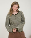 Olive Maria Striped Cardigan