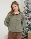 Olive Maria Striped Cardigan