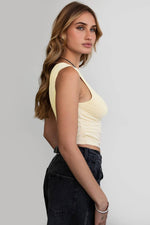 Burgundy Jaime Twist Top