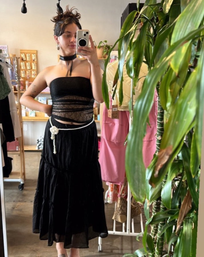 Louise Lace Tube Top