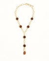 Amber Bead Chain Necklace