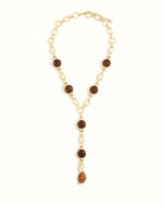 Amber Bead Chain Necklace