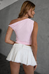 Burgundy Jaime Twist Top