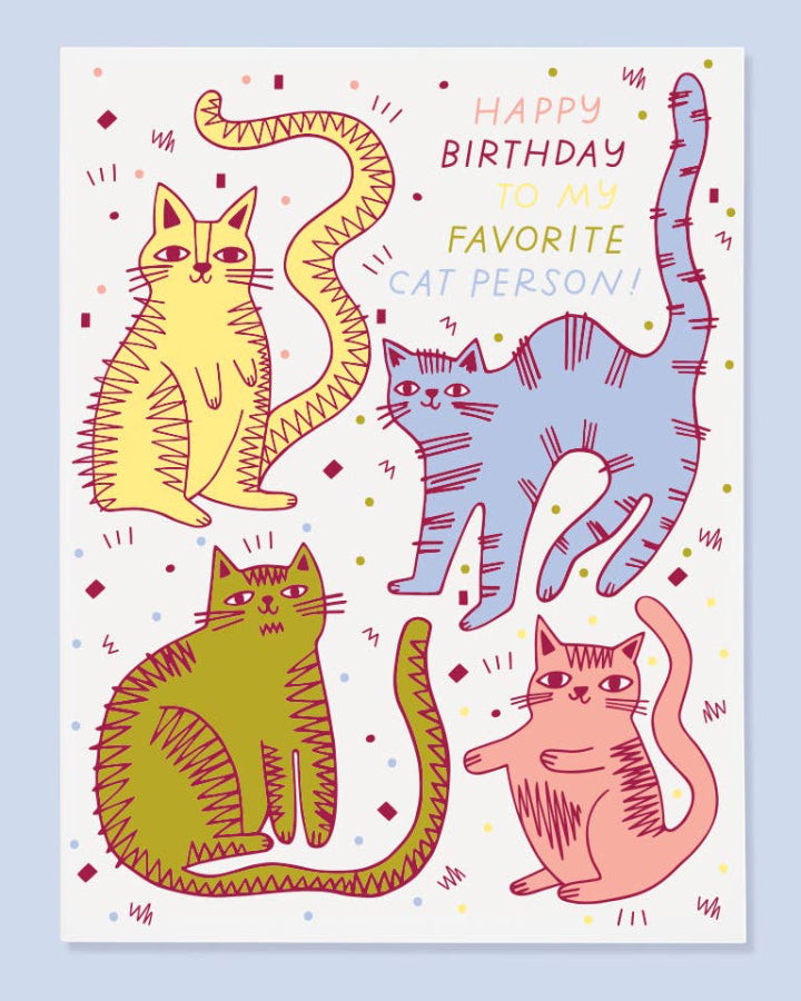 Cat Person Card