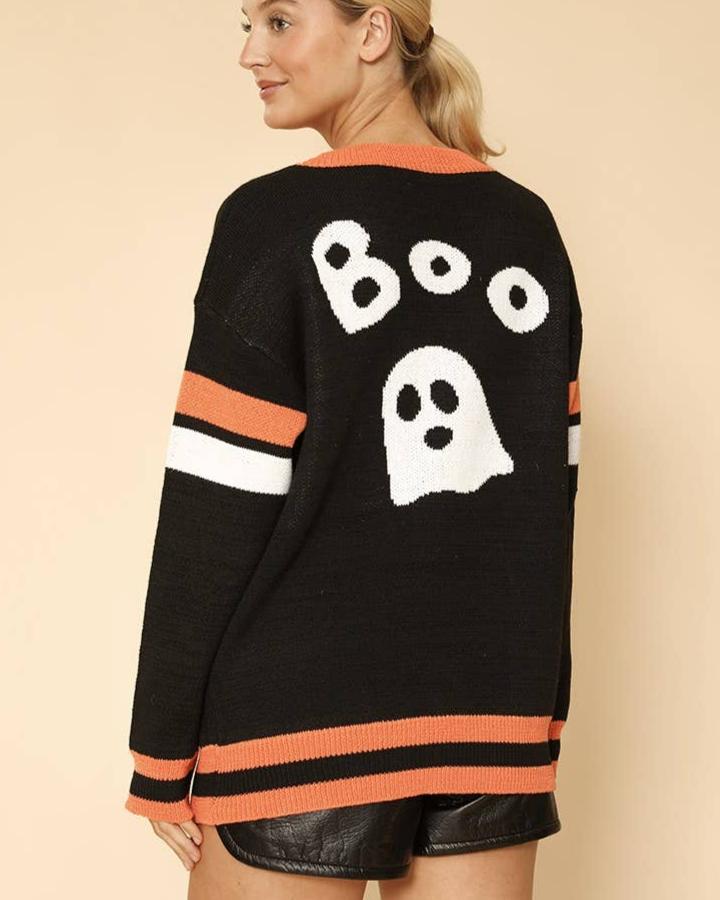 Varsity Ghost Cardigan