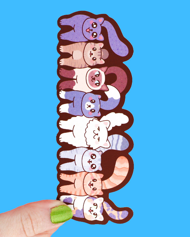 Funny Cat Butts Book Lover Kitty Bookmark