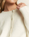 Cozy Ivory  Knit Cardigan