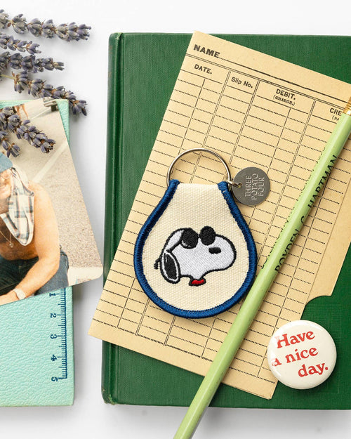 3P4 x Peanuts® - Joe Cool Patch Keychain