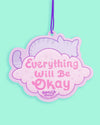 Take A Deep Breath Cute Kitten Cat Scented Car Air Freshener