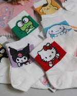 Sanrio Athletic Ankle Socks: Kuromi