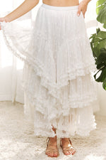 Plus Size Ruffle Tulle Skirt