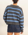 Striped Crew Neck Cozy Sweater