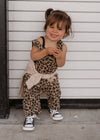Leopard Print Overalls
