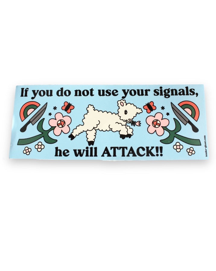 Signals Lamb Bumper Sticker