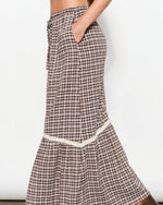 Ellis Plaid Maxi Skirt
