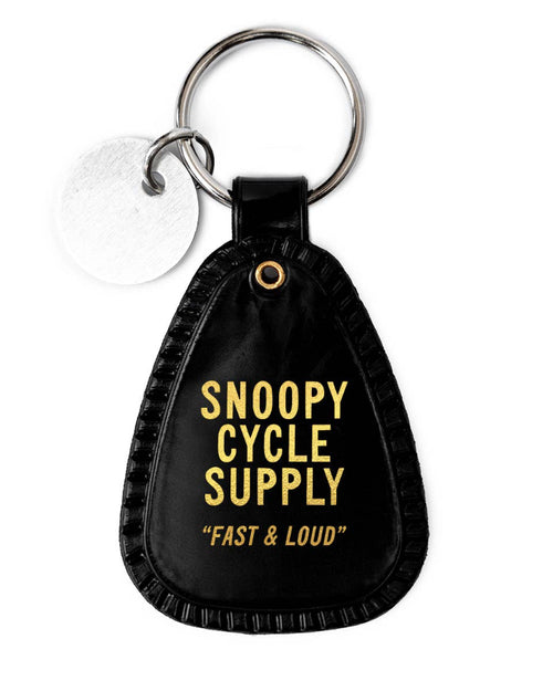 3P4 x Peanuts® - Snoopy Motorcycle Saddle Keychain