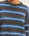 Striped Crew Neck Cozy Sweater