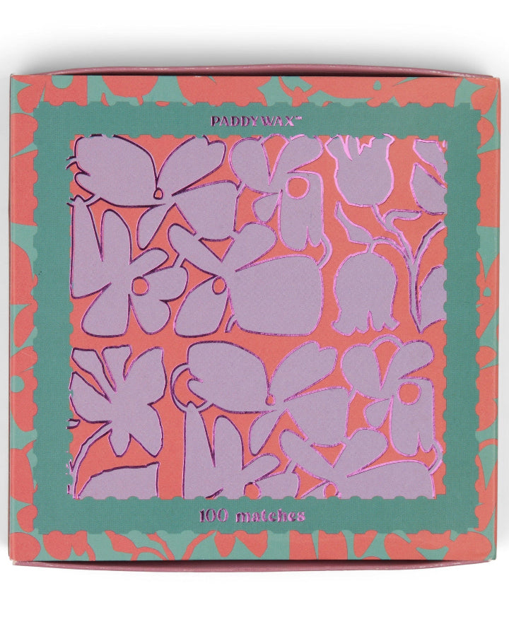 Jumbo Boxed Matches - Abstract Floral