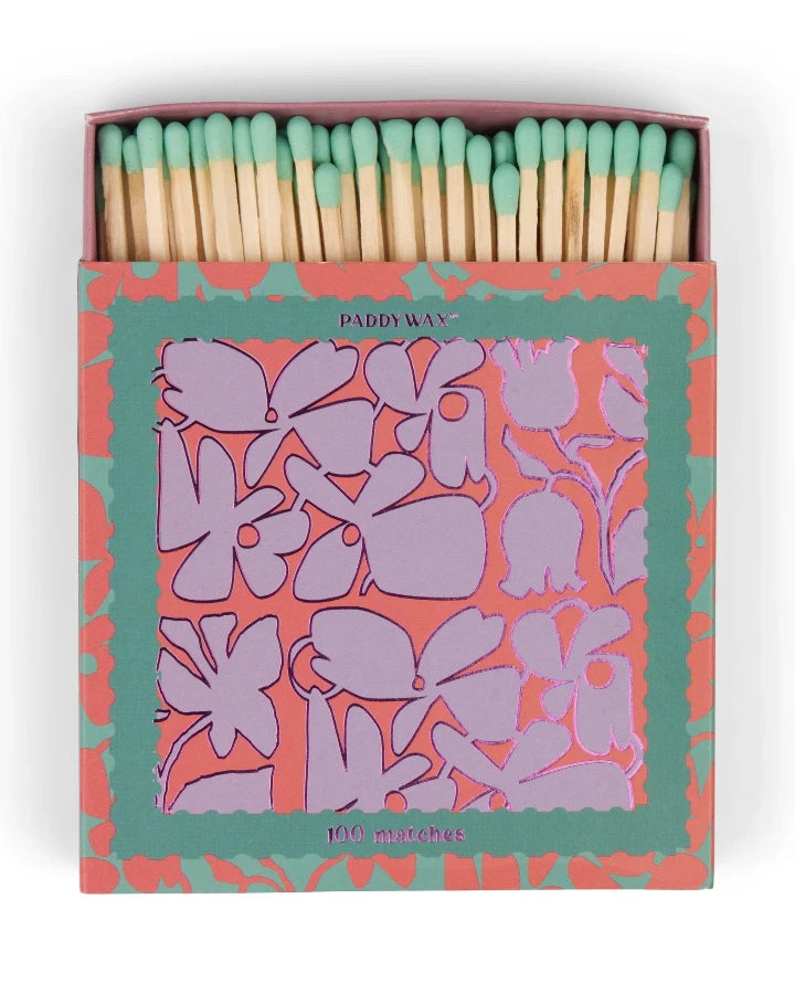 Jumbo Boxed Matches - Abstract Floral
