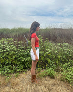 Vintage White Fila Athletic Shorts