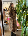 Elvie Faux Fur Leopard Coat