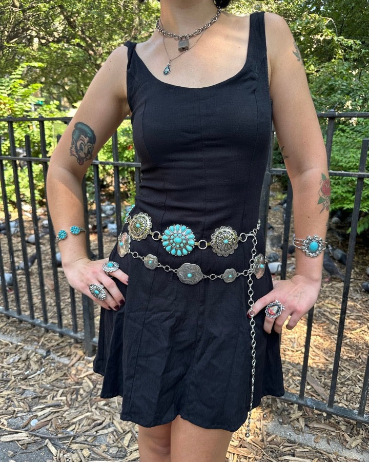 Silver Gracie Western Chain Belt