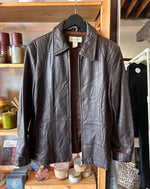 Vintage Chocolate Leather Jacket