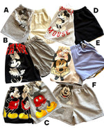 Vintage Disney Patchwork Sweat Shorts
