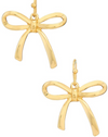 Gold Dangle Bow Earring