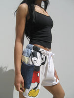 Vintage Disney Patchwork Sweat Shorts