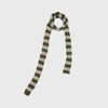 Brown Striped Hillary Skinny Scarf