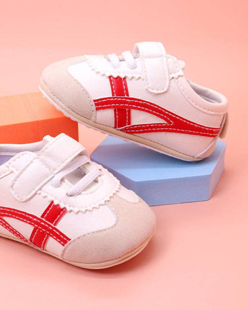 Red Retro Baby Sneaker
