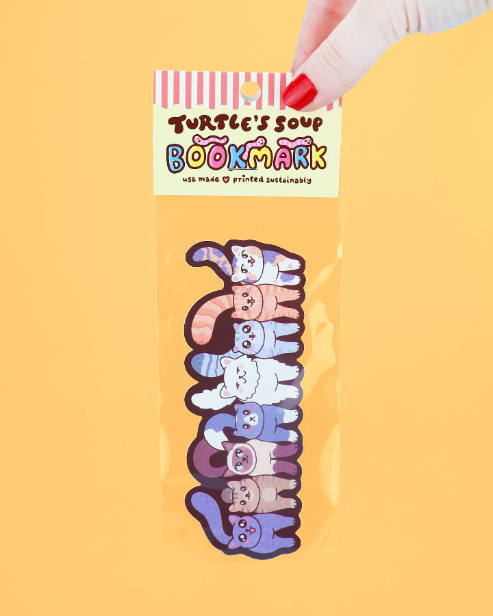 Funny Cat Butts Book Lover Kitty Bookmark