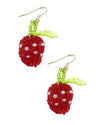 Beaded Strawberry Earring