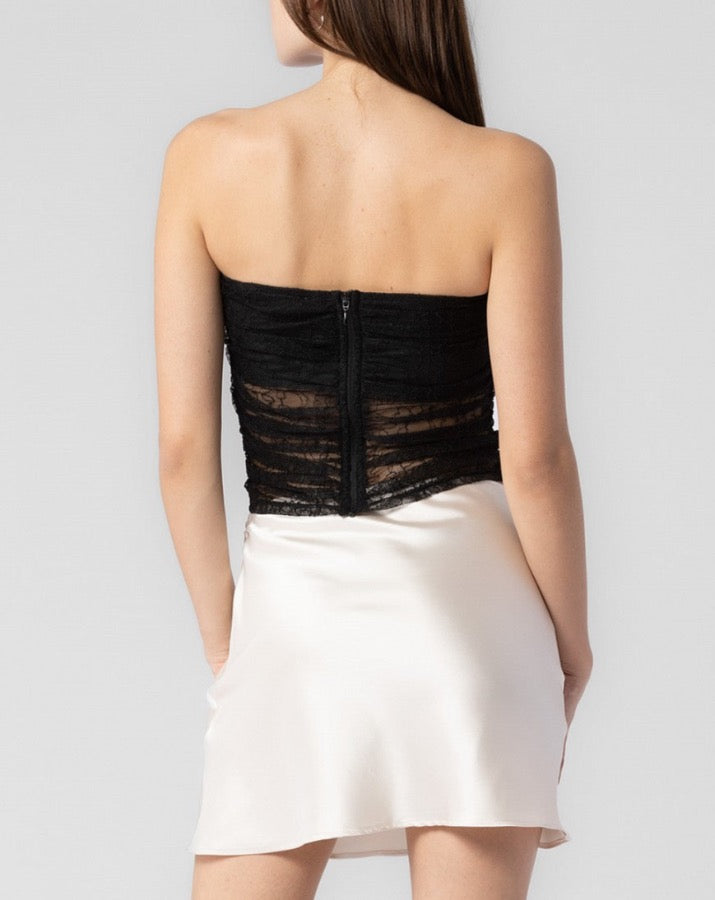 Louise Lace Tube Top