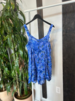 Vintage Abstract Floral Romper