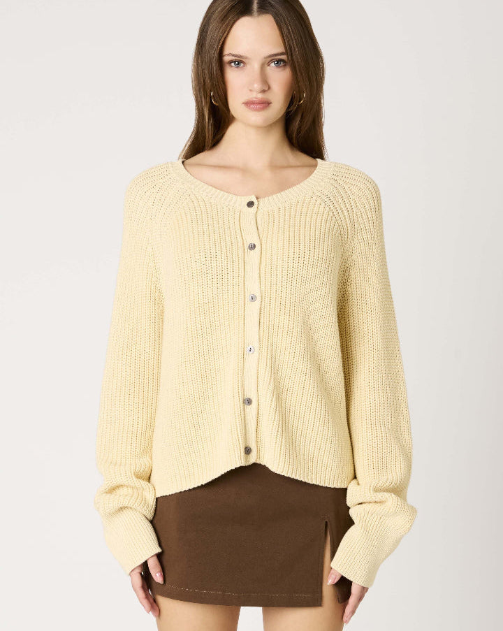 Butter Yellow Cardigan