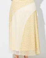 Butter Floral Ruffle Maxi Skirt