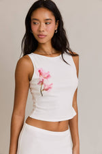 Kaia Floral Mesh Skirt