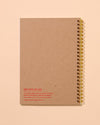Sardines Lettepress Spiral Notebook