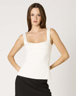 White Pleated Top