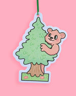 Woodland Bear Pine Tree Fresh Cute Scented Car Air Freshener