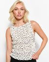 Polka Dot Naomi Smocked Tank