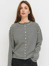 The Black Elisa Cardigan