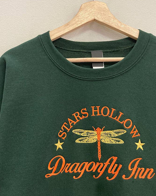 Dragonfly Inn Embroidered Sweatshirt