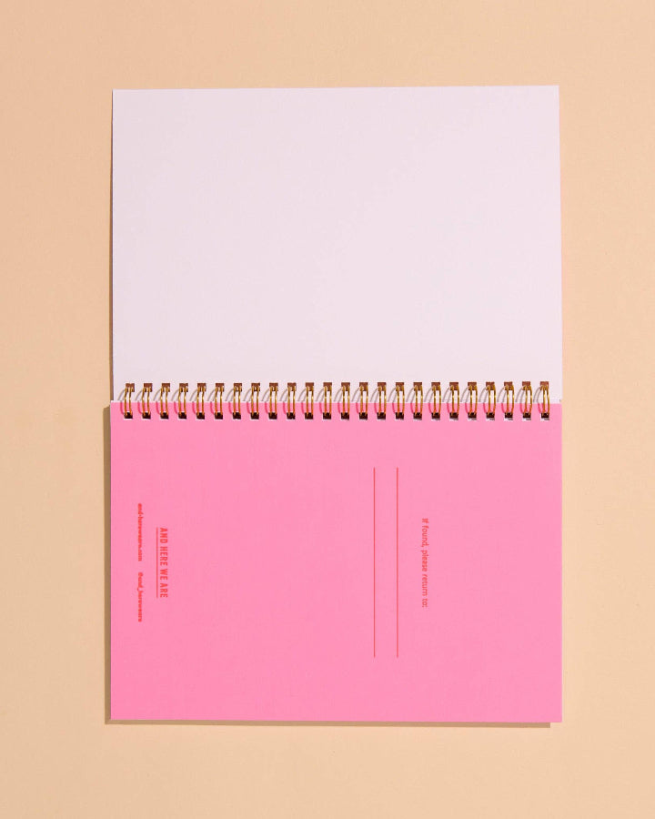 Sardines Lettepress Spiral Notebook